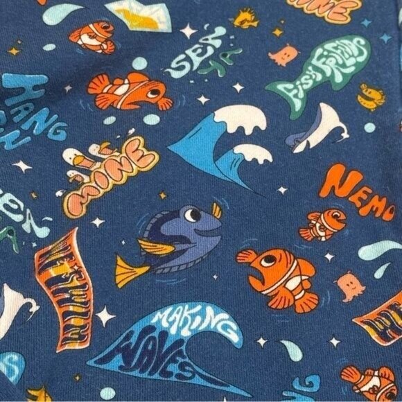 Disney Finding Nemo Zipup Hooded Jacket Novelty Comfort Leisure Outdoors L - Picture 4 of 8